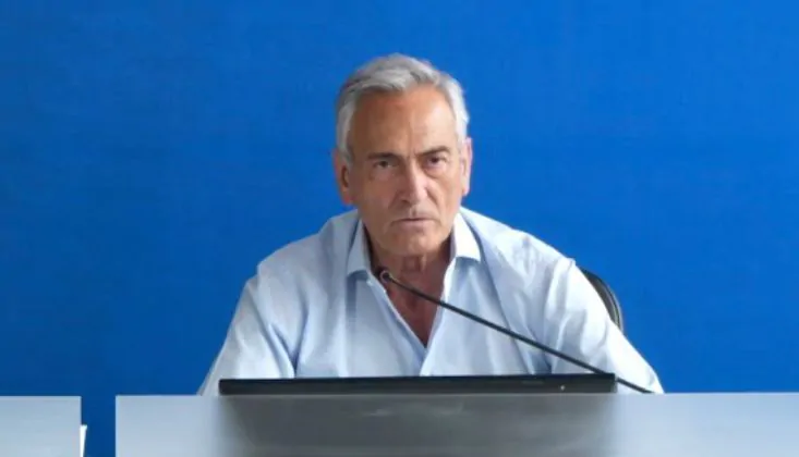 Il presidente della Figc Gravina