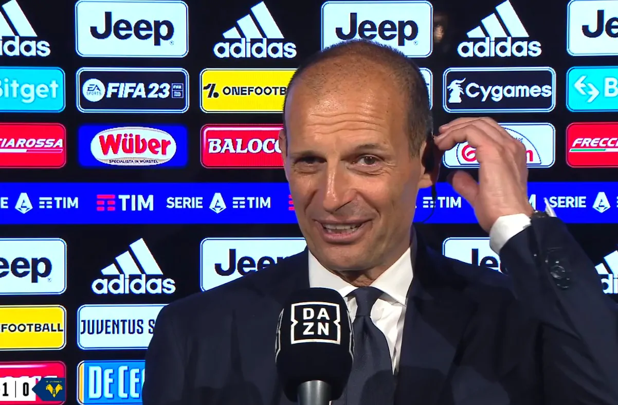 Allegri: “Sul campo abbiamo 59 punti a +9 dall’Inter! Oggi era una partita bastarda”