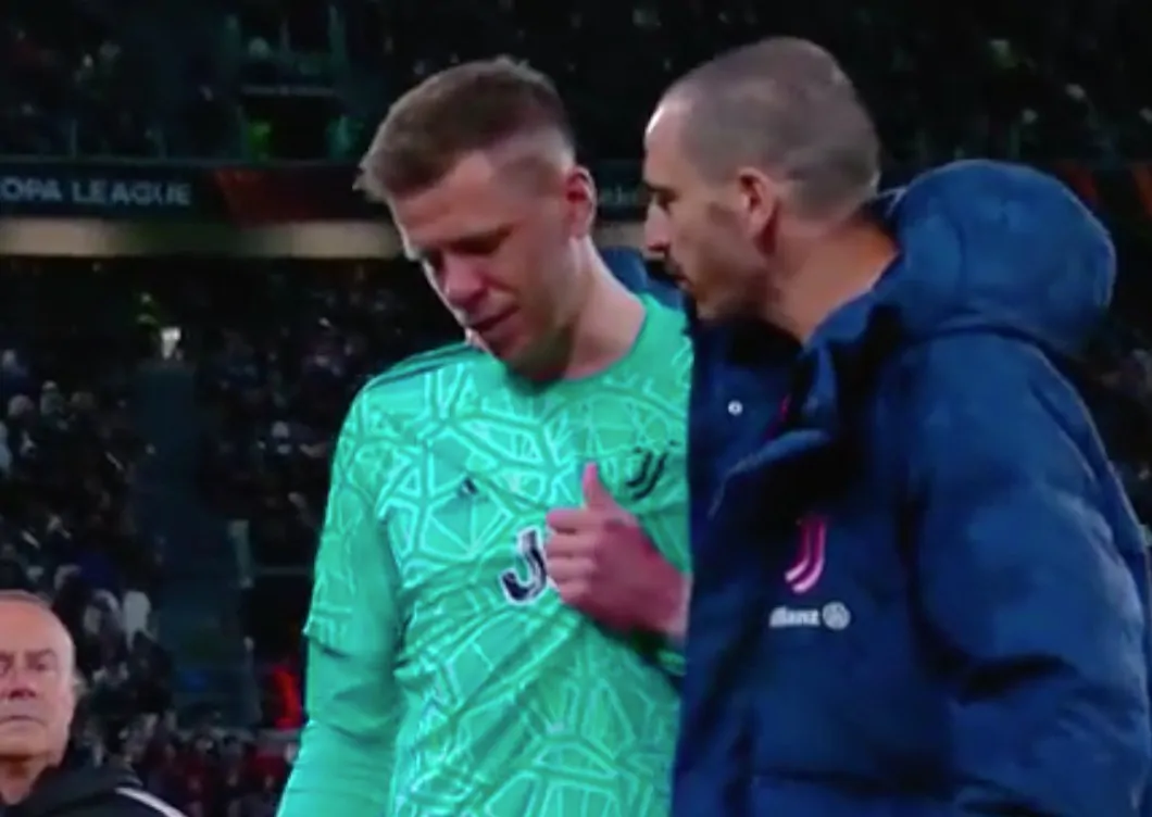 Juve, solo paura per Szczesny: quando può tornare