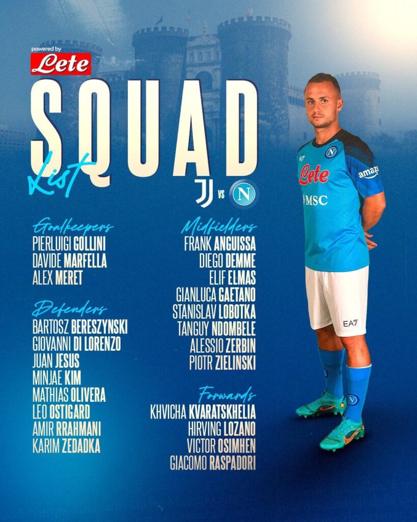 Convocati Napoli