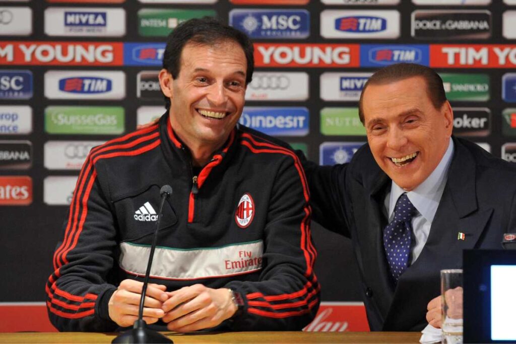 Allegri al funerale di Berlusconi