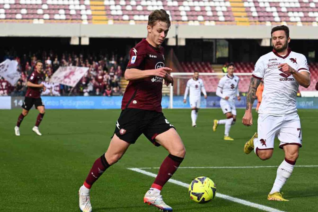 Nicolussi Caviglia e l'incontro fra Juventus e Salernitana per il futuro