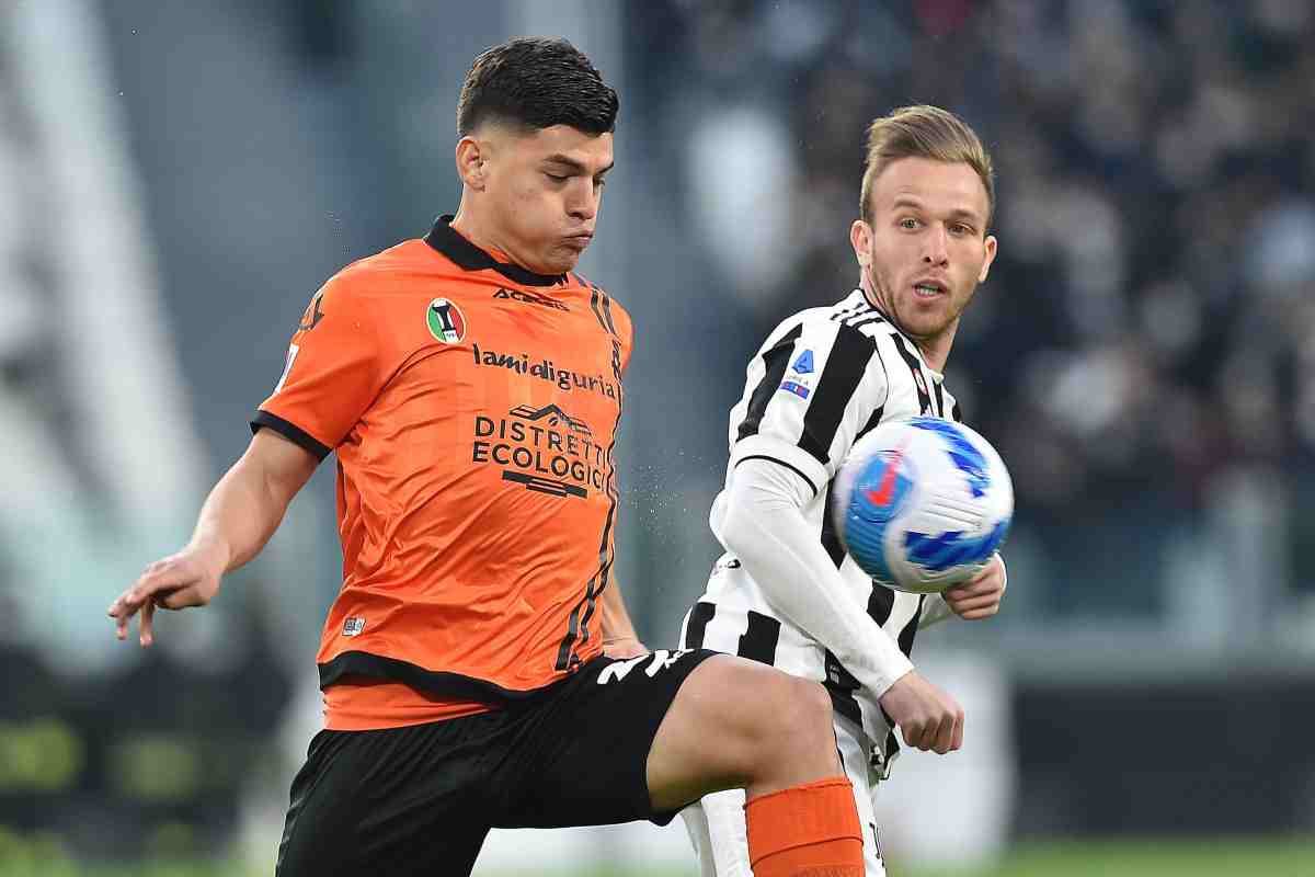 Arthur in azione con la Juve