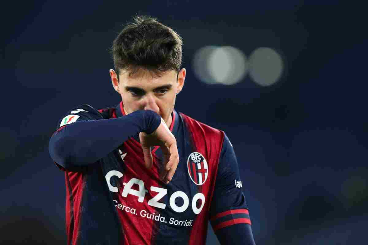 Cambiaso con la maglia del Bologna