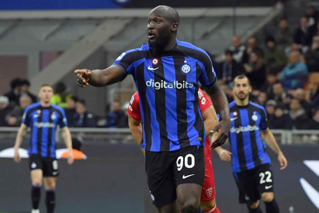 Lukaku con l'Inter