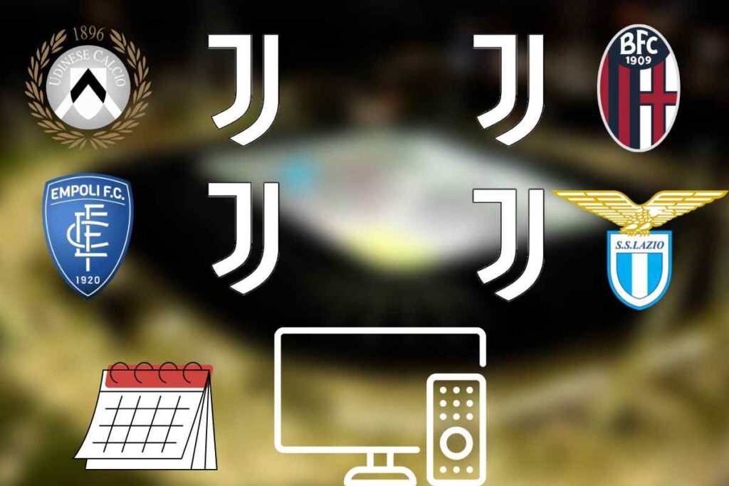 Data e orario partite Juventus