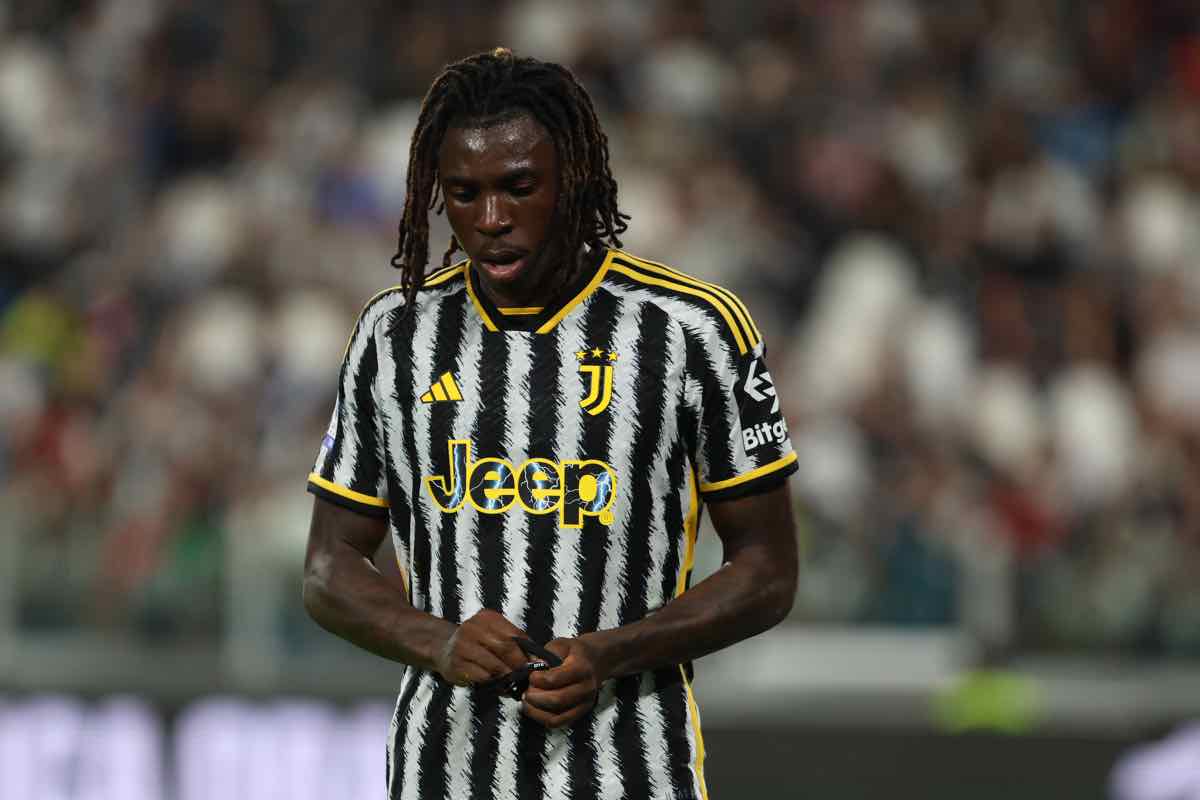 Moise Kean tentato dalla Roma, l'attaccante della Juve ci pensa