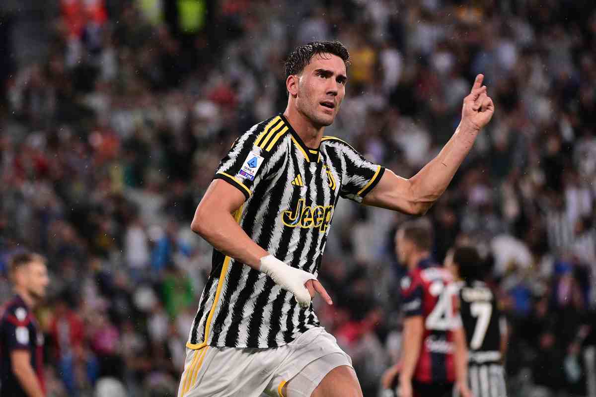 Juve-Bologna, ressa in Curva: gesto eclatante di Vlahovic