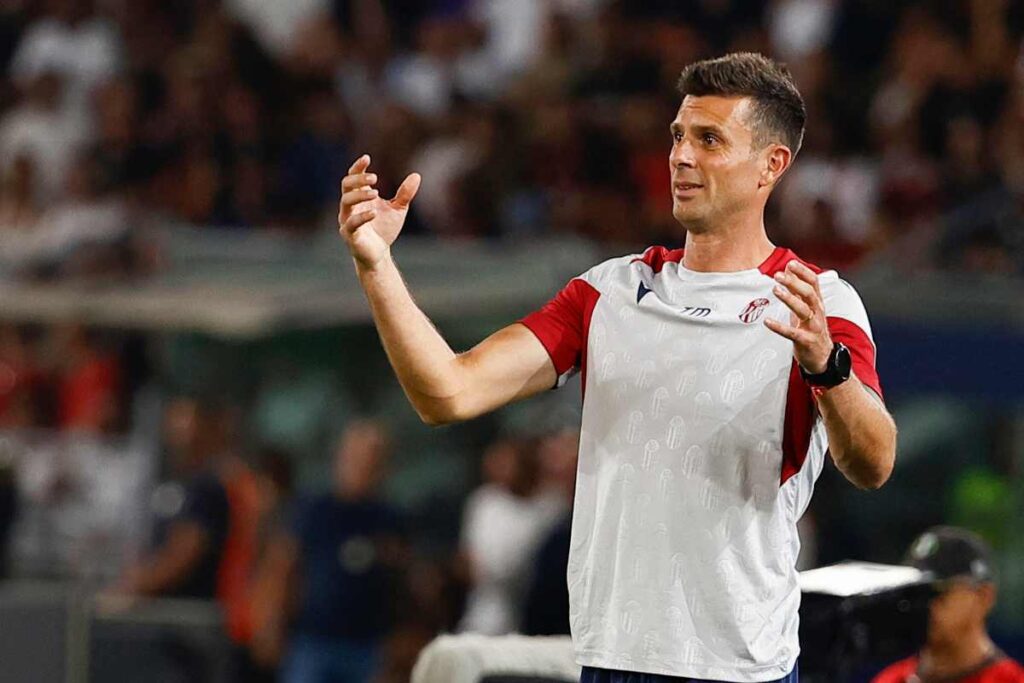 Thiago Motta sulla Juventus in conferenza