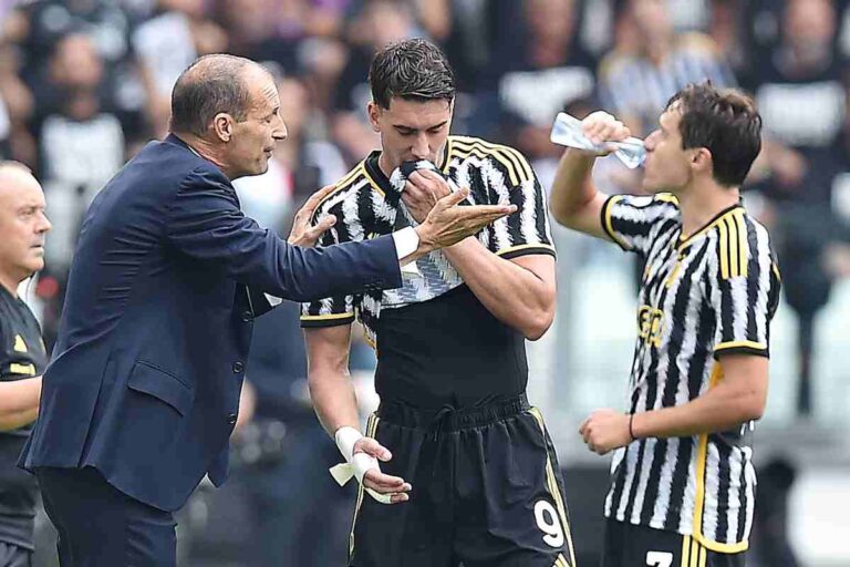 Allegri, nuovo dilemma: chi tra Vlahovic e Milik
