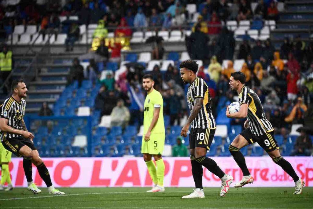 Sassuolo-Juve, solo giallo per Domenico Berardi