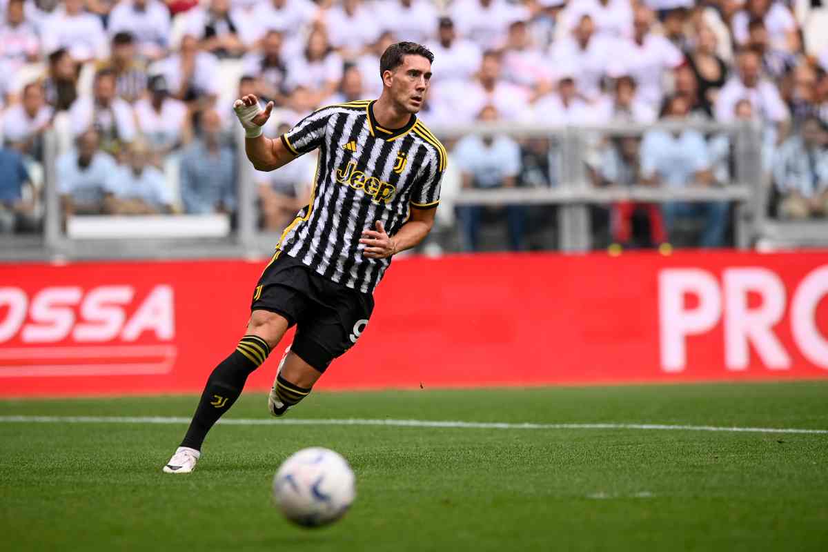 Ad Allegri non piace il comportamento di Vlahovic