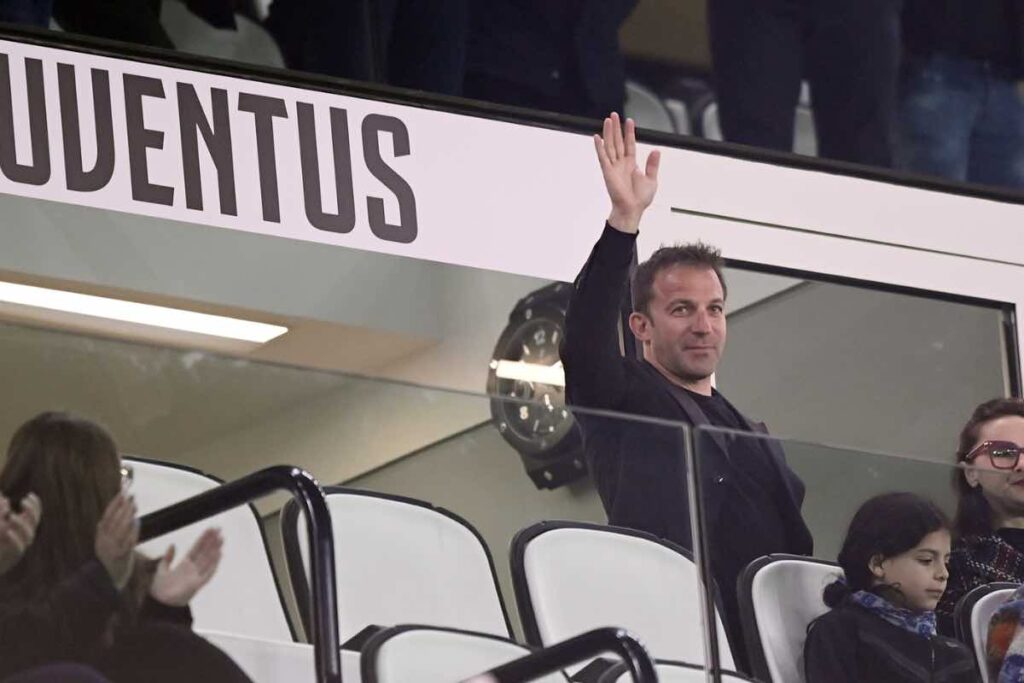 Del Piero torna sul suo passato alla Juve
