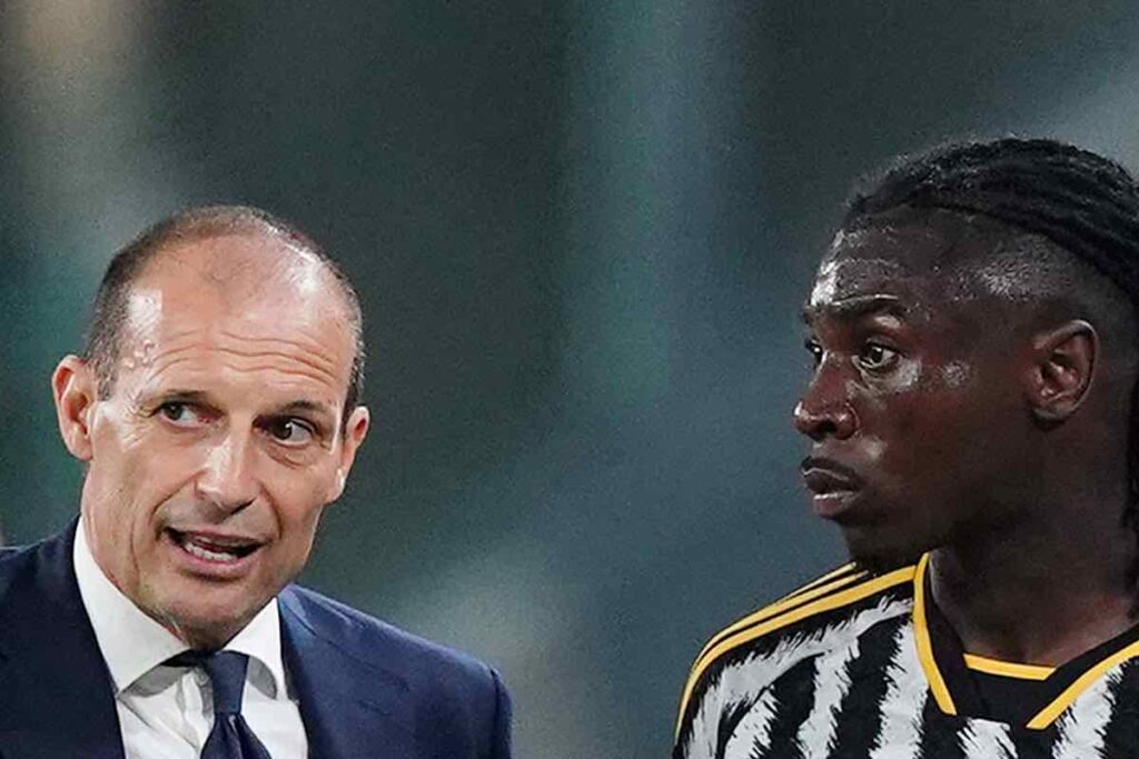 Kean contro Allegri