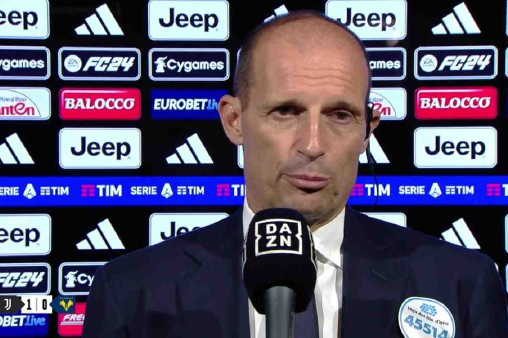 Allegri: “Kean e Vlahovic molto bene”, poi la critica sui gol annullati
