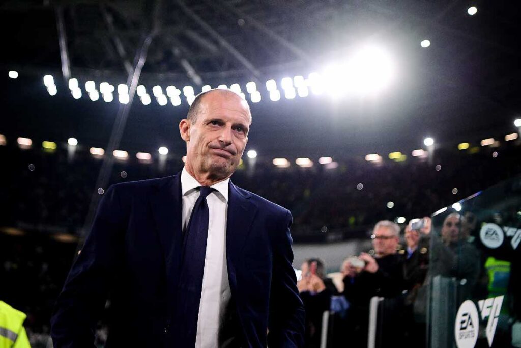 Brutta tegola per Allegri