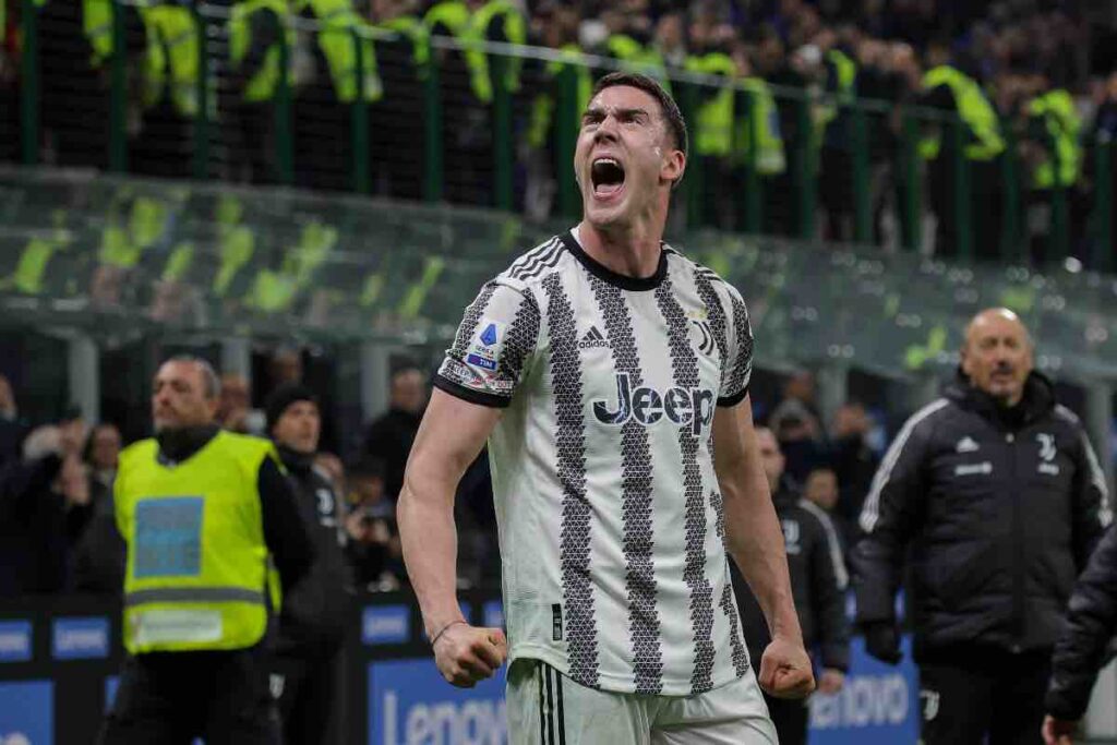 Vlahovic in Juve-Inter