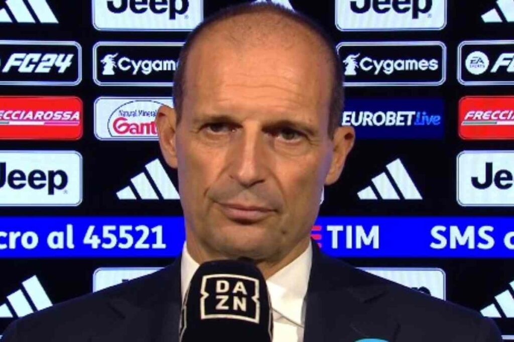 Allegri prima di Juve Cagliari