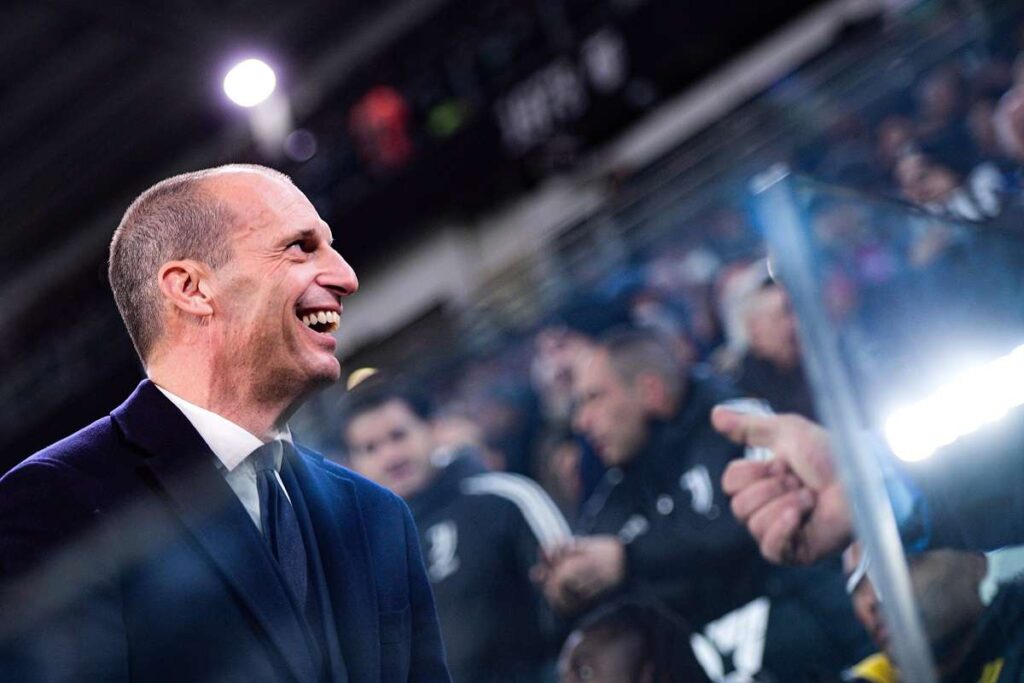 "Torna titolare!": Juve, salti di gioia per Allegri in vista del Napoli