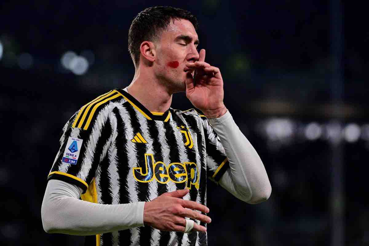 Vlahovic via in prestito (LaPresse) Spazioj.it