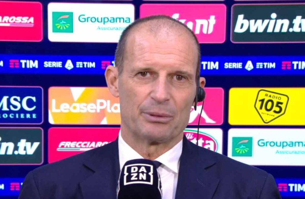 Allegri intervista post Genoa Juve