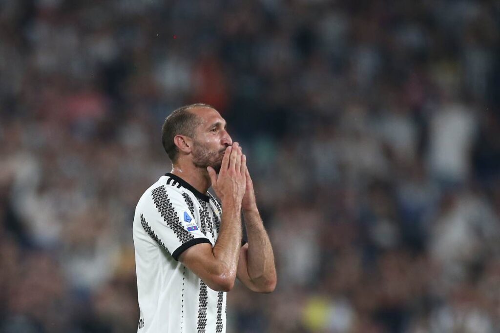 Chiellini dice addio al calcio giocato