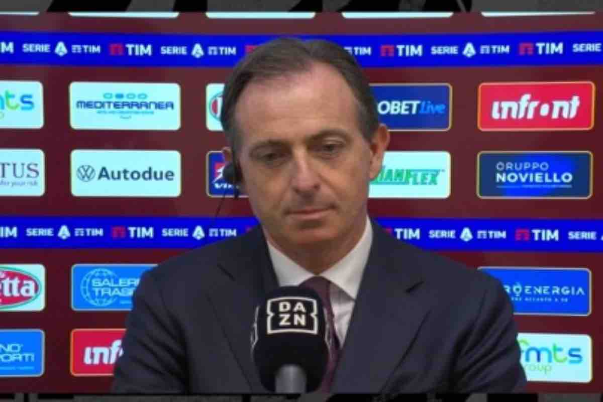 Milani contro l'arbitraggio: "Salernitana penalizzata, Gatti da rosso"