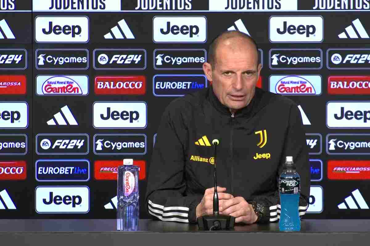 Allegri parla in conferenza stampa