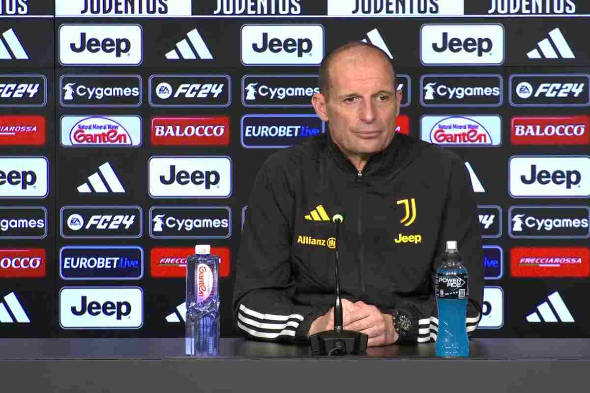 Allegri annuncia le condizioni di Chiesa e Rabiot in conferenza