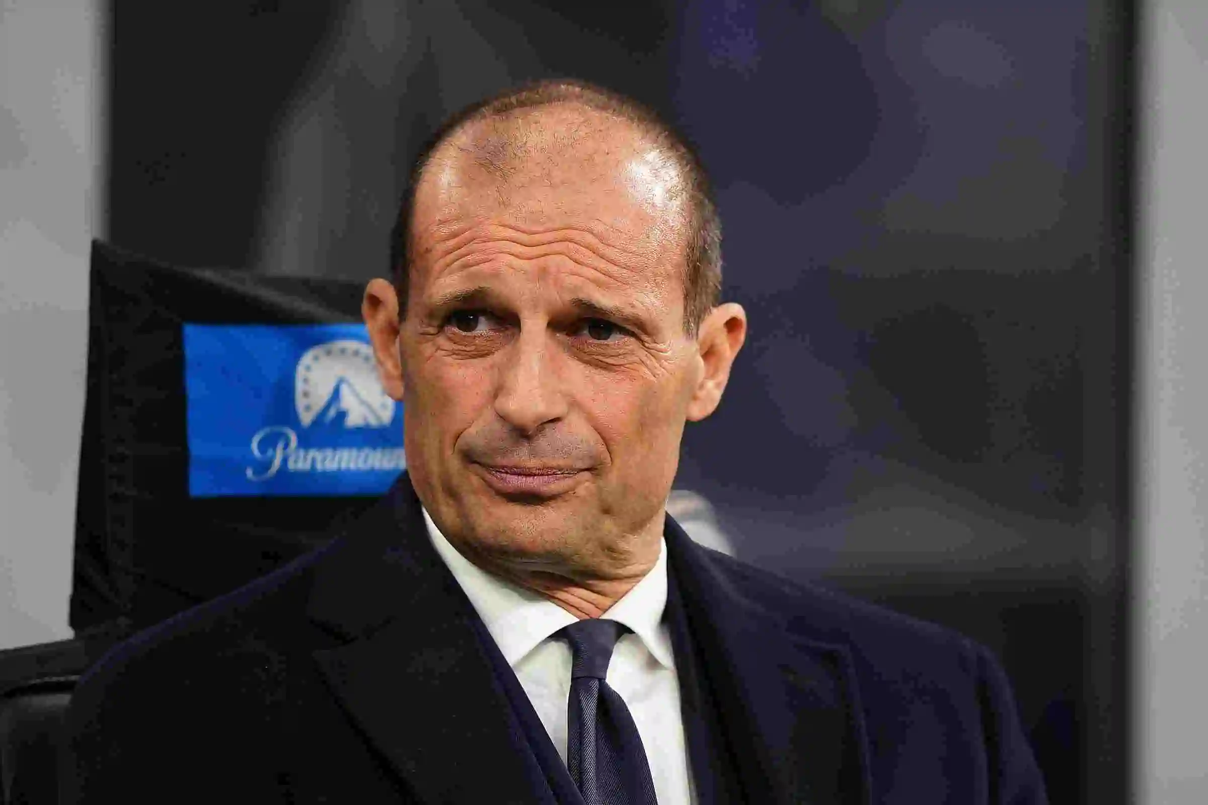 Allegri durante il pre partita