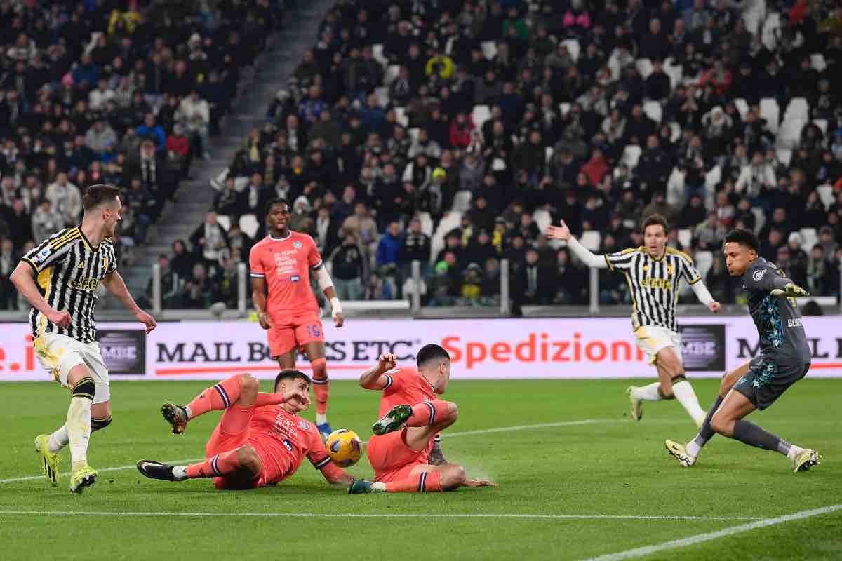 La Juventus chiede un calcio di rigore 