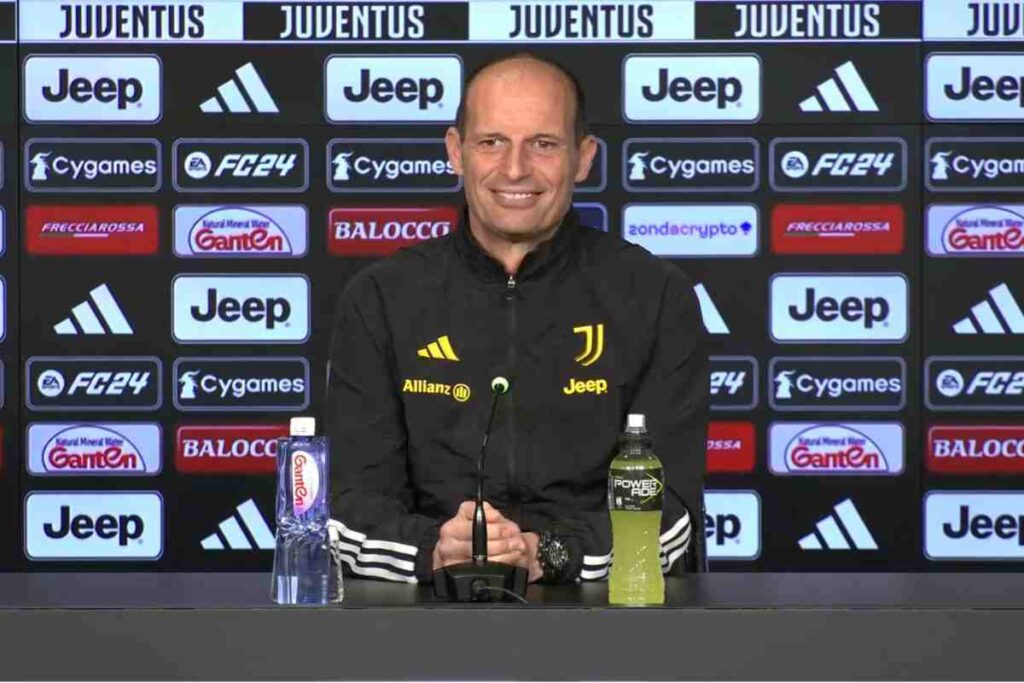 Inter Juventus, conferenza stampa di Allegri