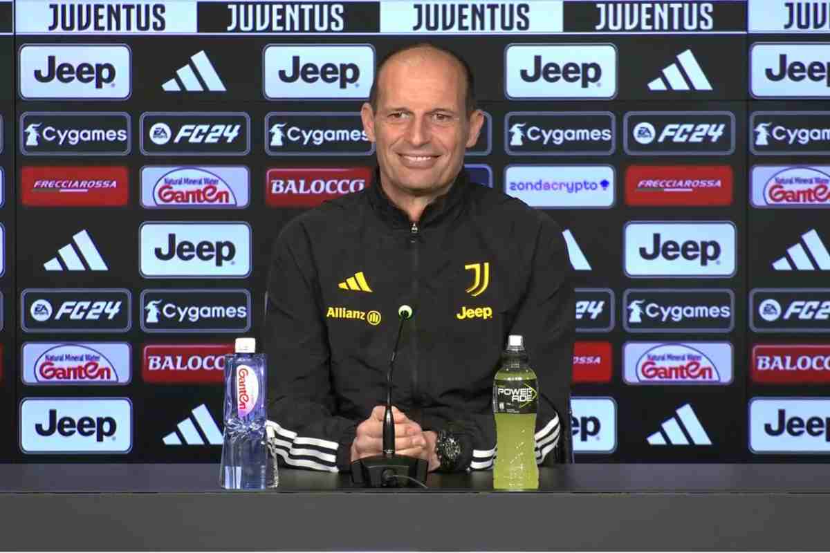 Inter Juventus, conferenza stampa di Allegri