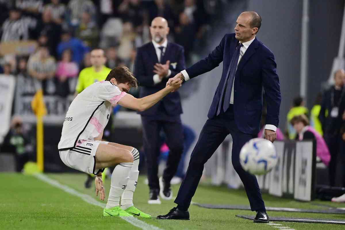 Il gesto di Chiesa dopo il cambio