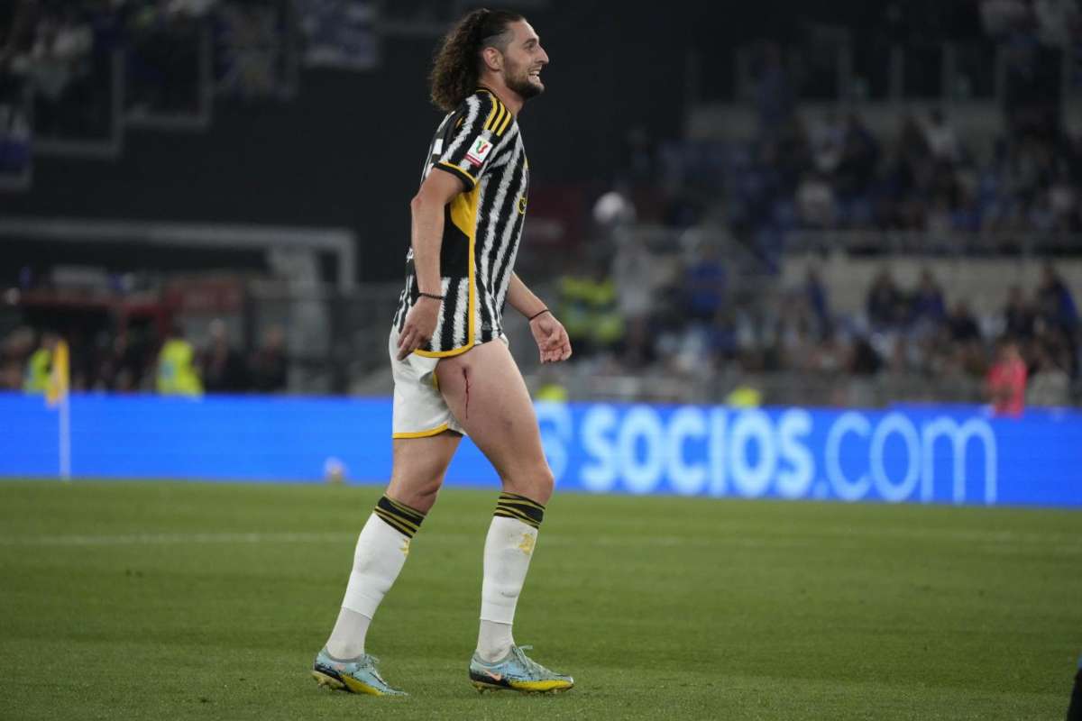 Juventus, Rabiot va KO per l'ultima di campionato