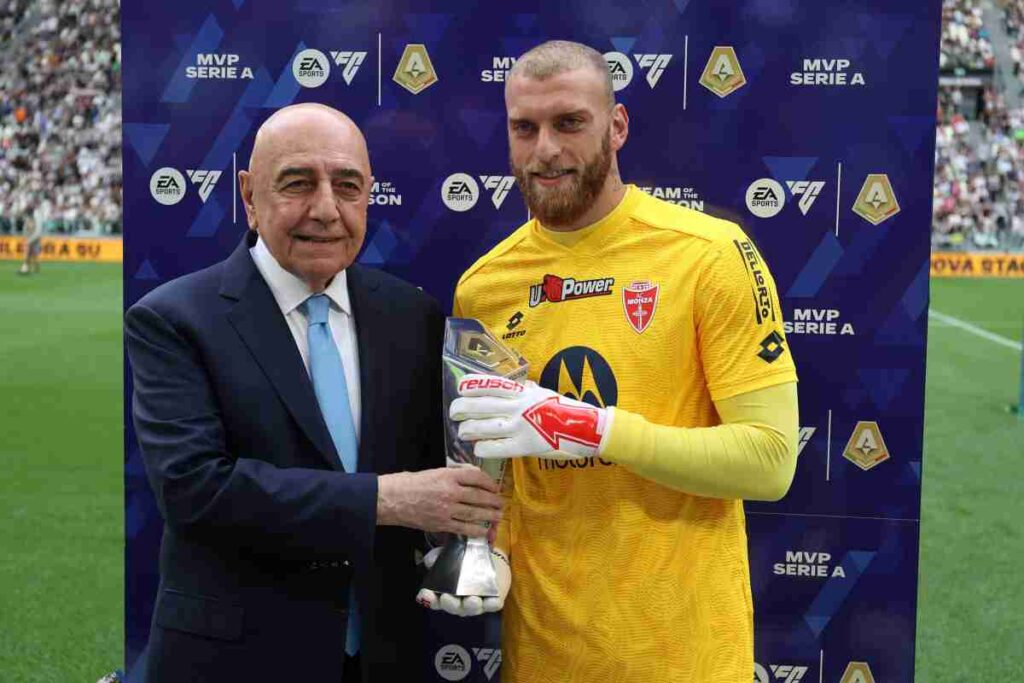 Le parole di Galliani sul futuro di Di Gregorio