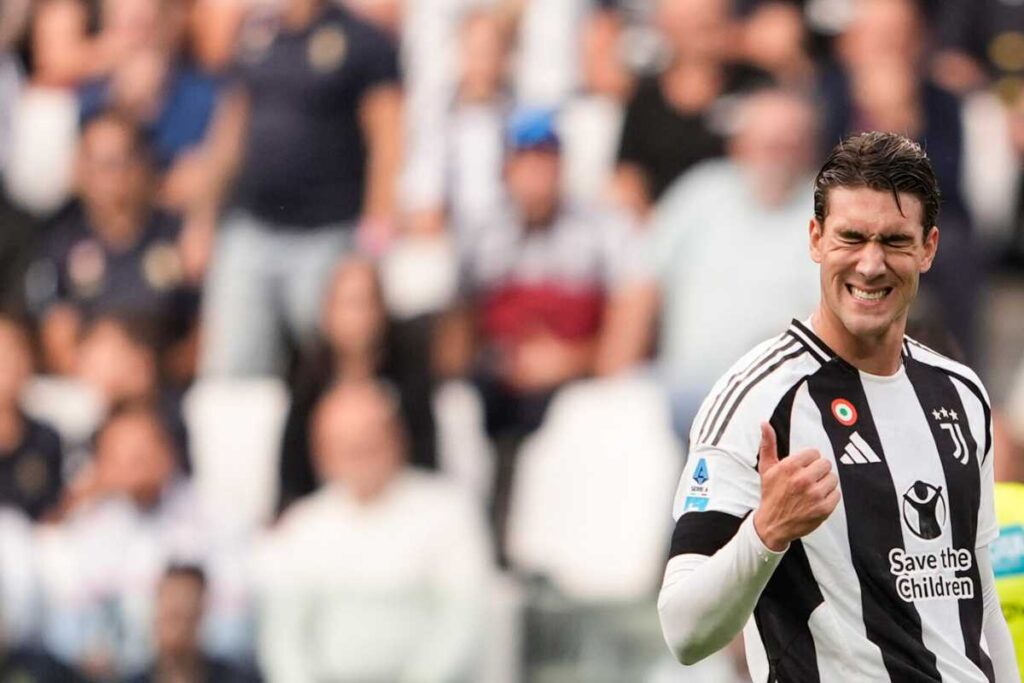 Bordata durissima per Vlahovic