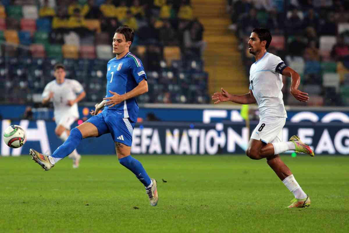 Italia-Israele, Fagioli delude: sostituito all'intervallo