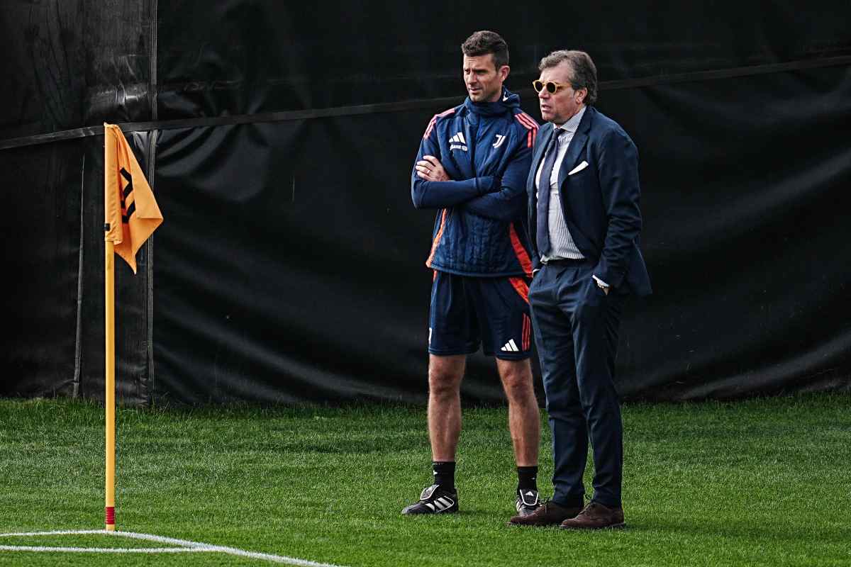 Giuntoli e Thiago Motta