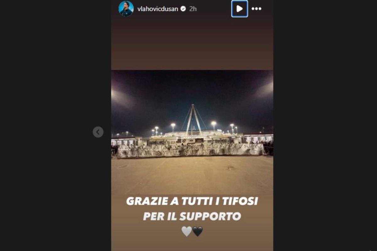 Screen storia Vlahovic