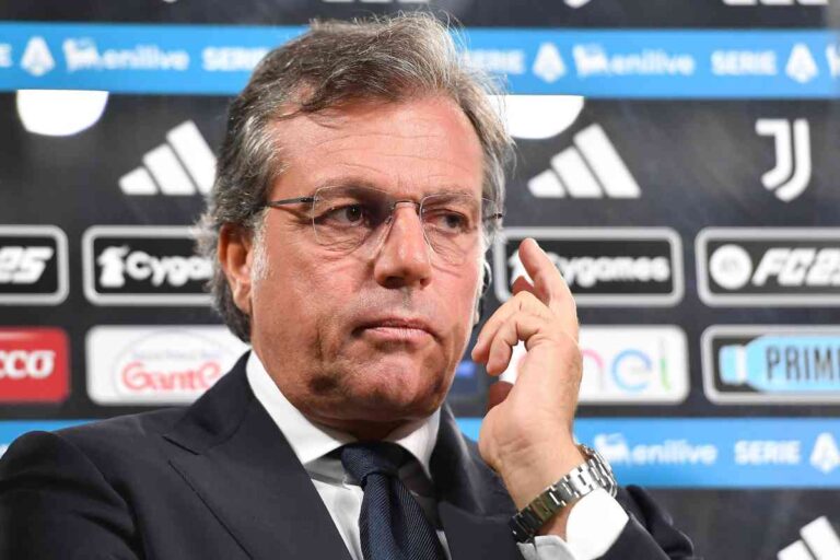 Giuntoli in primo piano