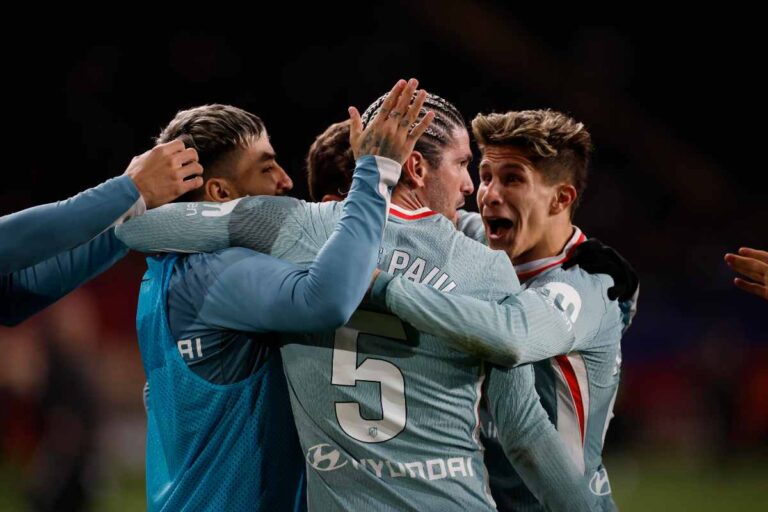 Atletico Madrid esulta