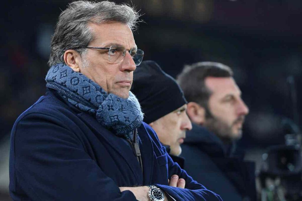 Giuntoli serio alla Juventus