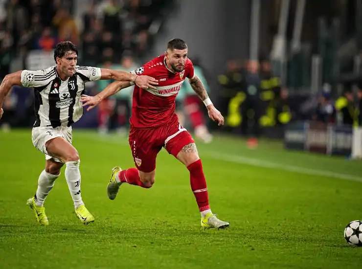 Chabot nel match contro la Juve