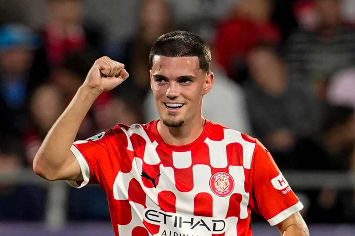 Miguel Gutierrez esulta con il Girona