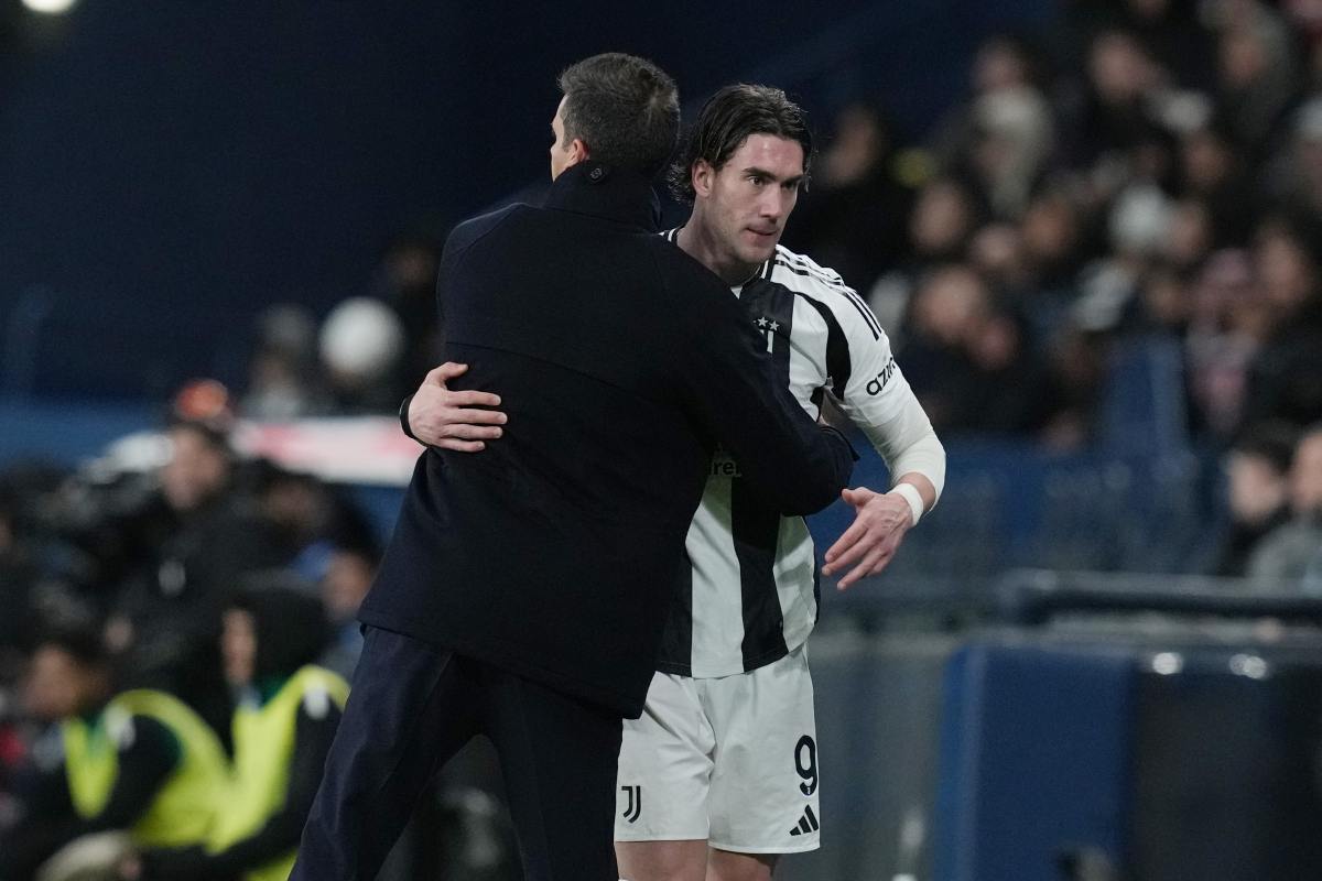 Vlahovic e Thiago Motta