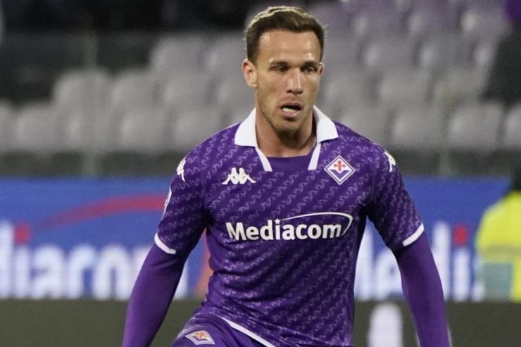 Arthur in maglia Fiorentina