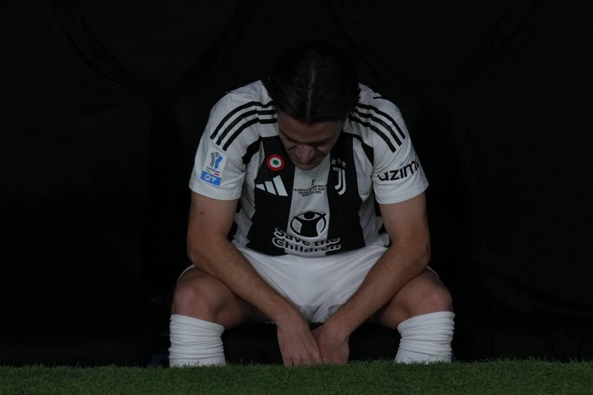 Fagioli sconsolato in panchina