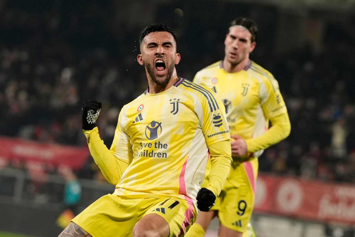 Nico Gonzalez esulta