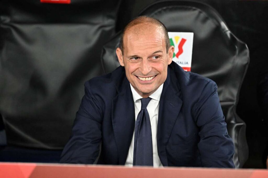 Allegri sorridente primo piano